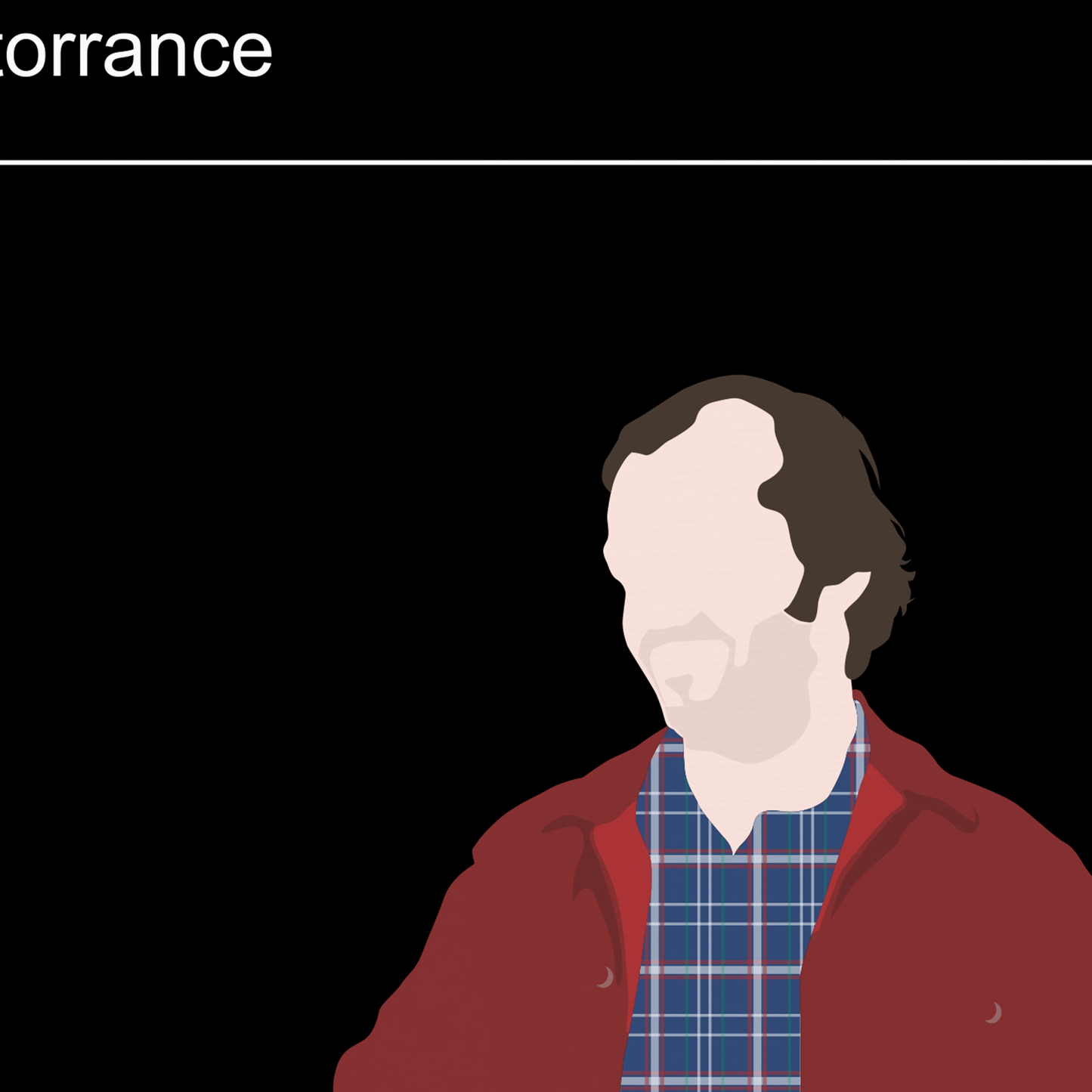 The Shining movie poster, Jack Torrance, Stanley Kubrick