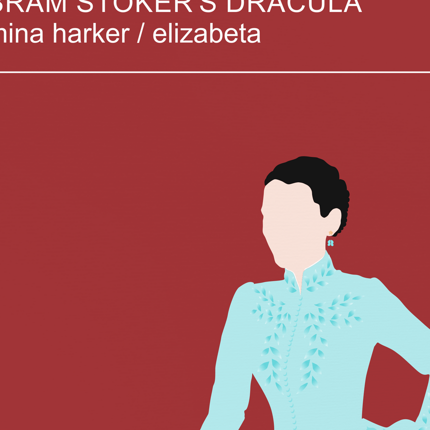 New item! Bram Stoker's Dracula poster, 1992 film, Winona Ryder as Mina Harker