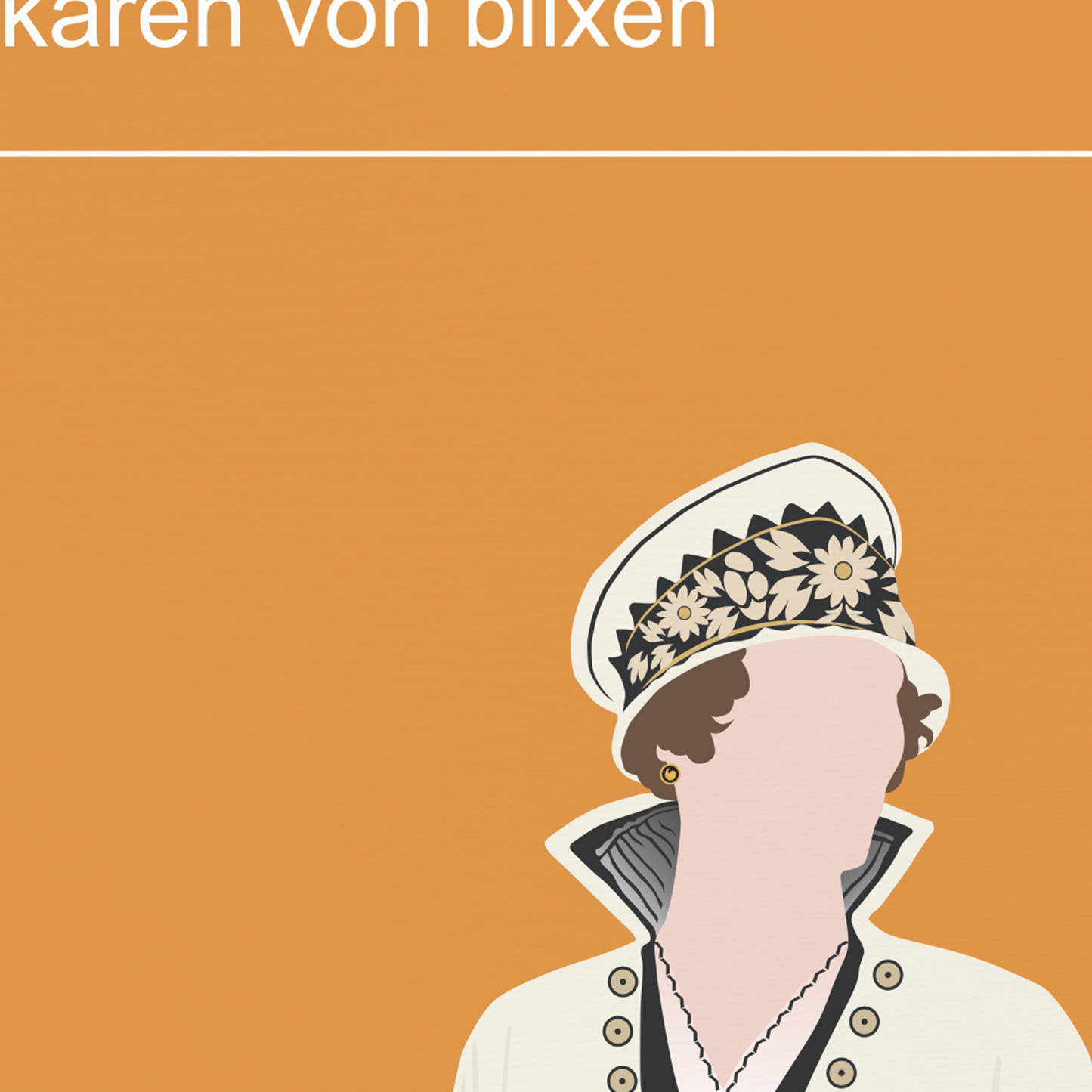 New item! Out of Africa wardrobe poster, Meryl Streep as Karen Blixen, 1985 movie