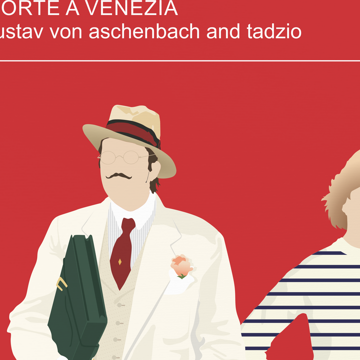 New poster! Death in Venice wardrobe poster, Dirk Bogarde and Björn Andrésen, Piero Tosi