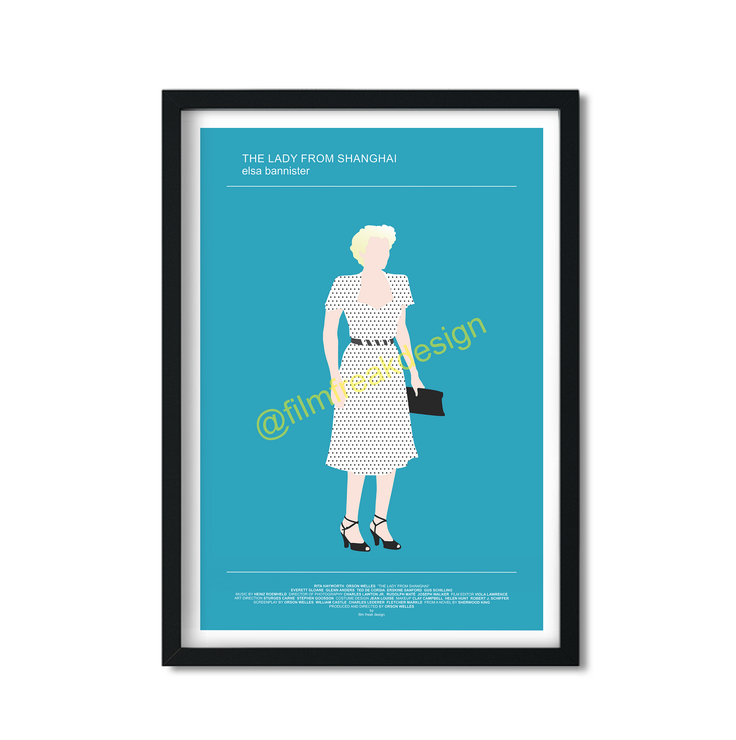 Rita Hayworth The Lady from Shanghai movie poster