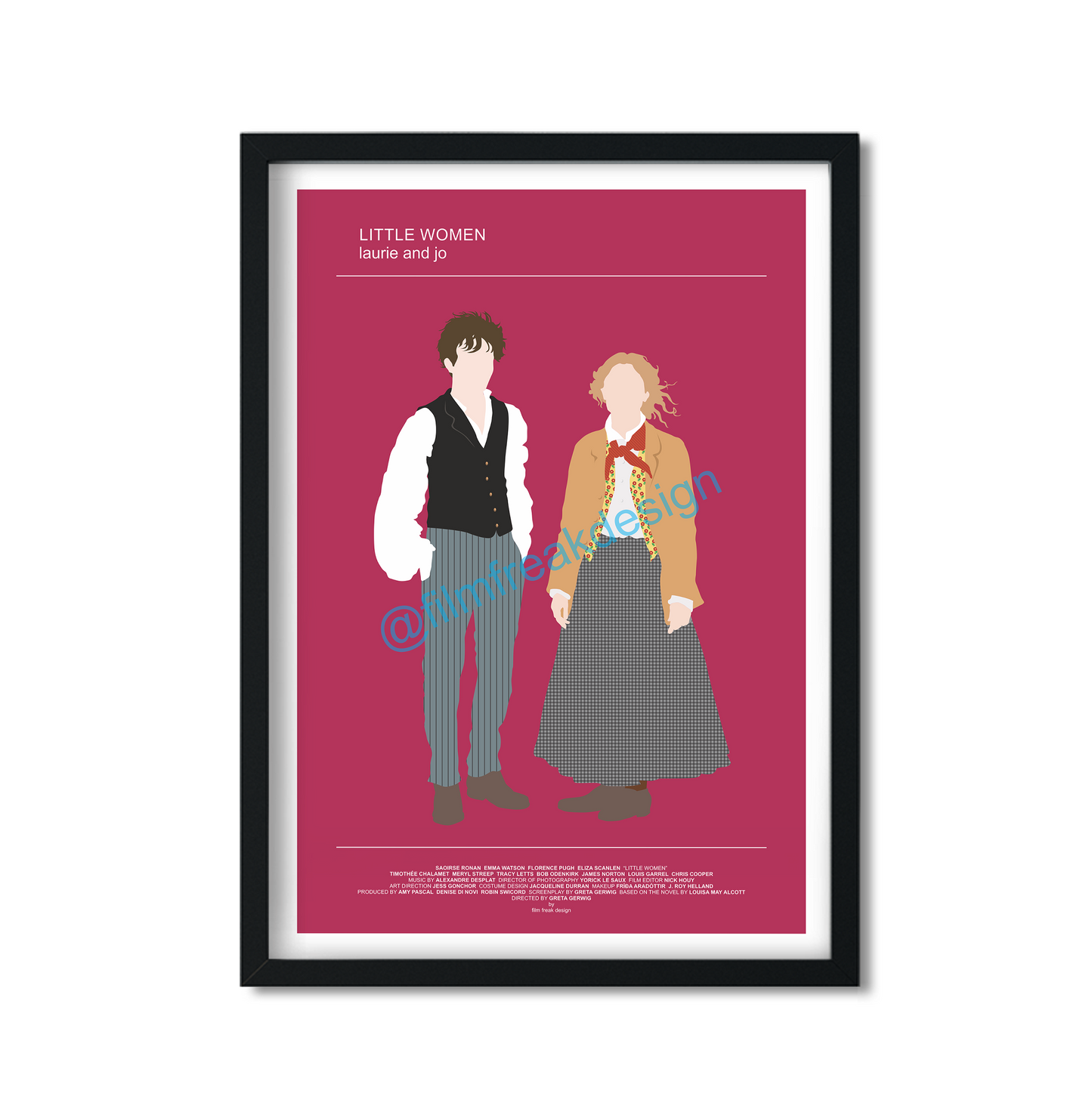 New poster! Little Women 2019, Timothée Chalamet and Saoirse Ronan, Laurie and Jo