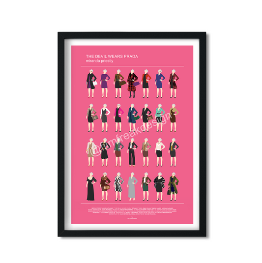 Miranda Priestly from The Devil Wears Prada poster, all fashion