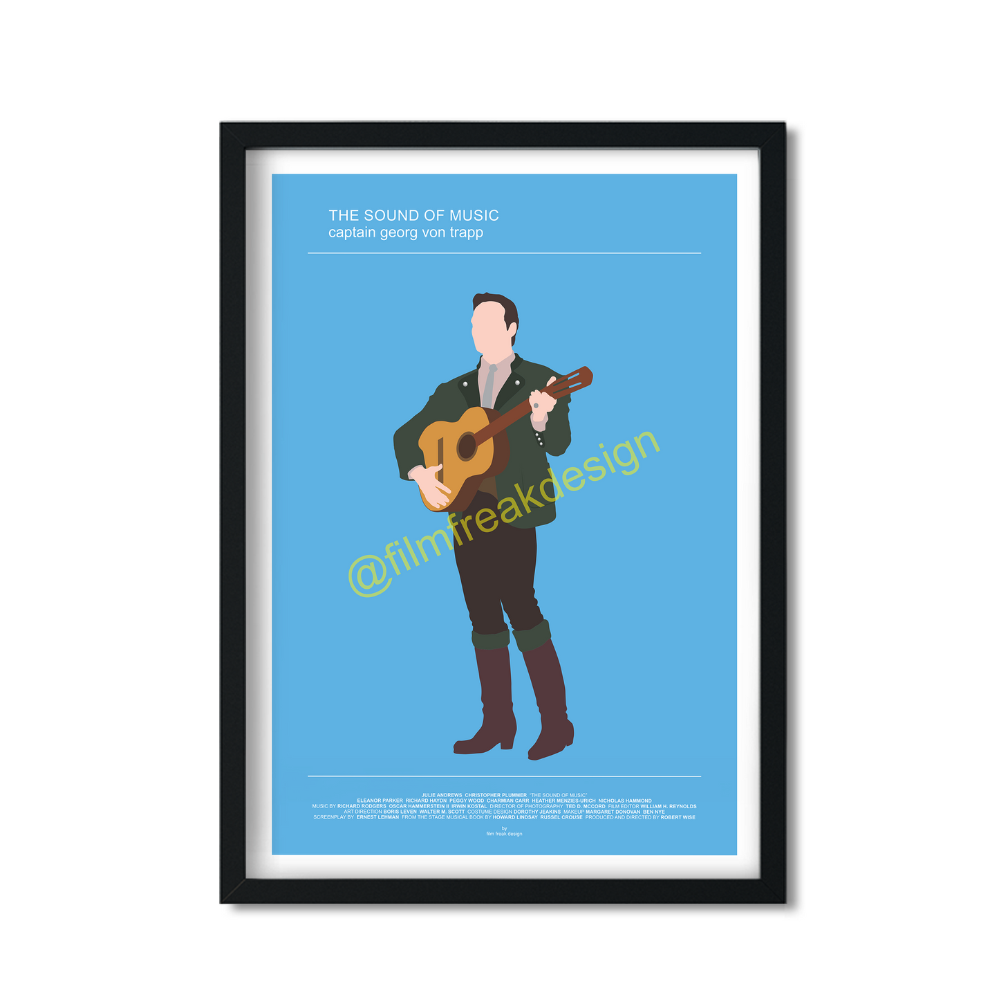 The Sound of Music Movie Poster, Cap. Georg Von Trapp