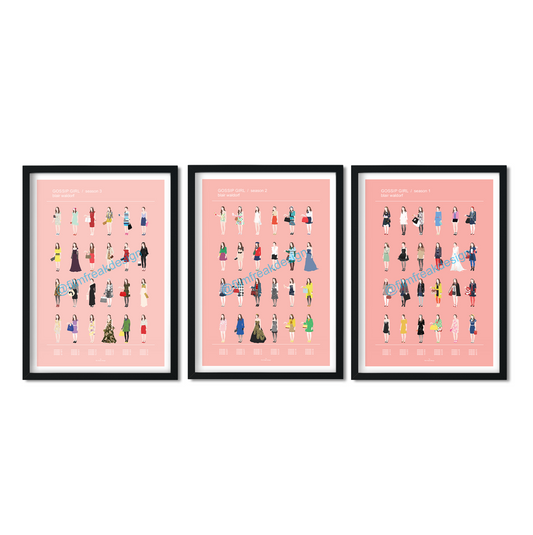Blair Waldorf Gossip Girl Set Of 3 Posters, Mix and Match