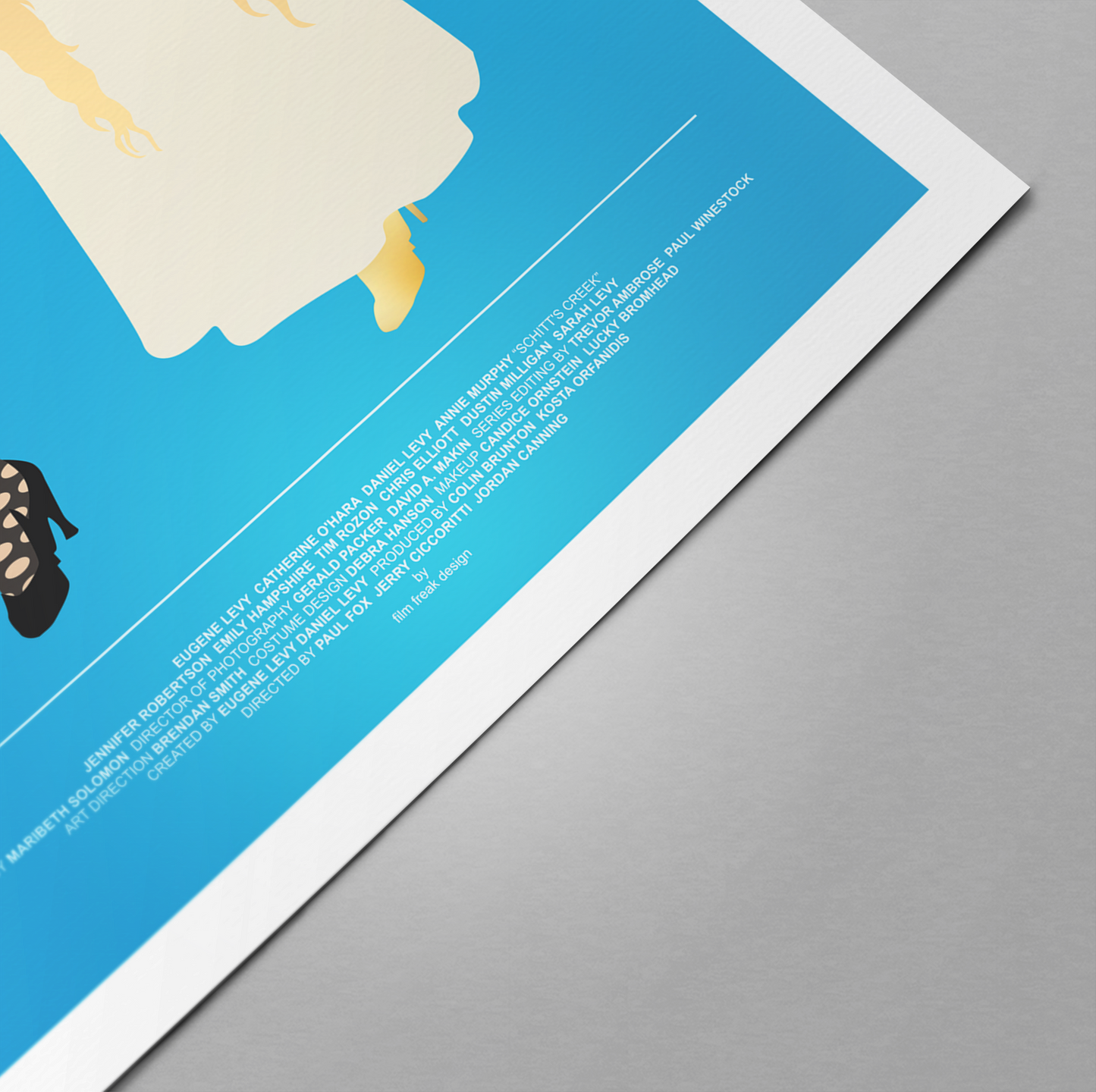 New item! Moira Rose's fashion on Schitt's Creek, wardrobe fan art poster