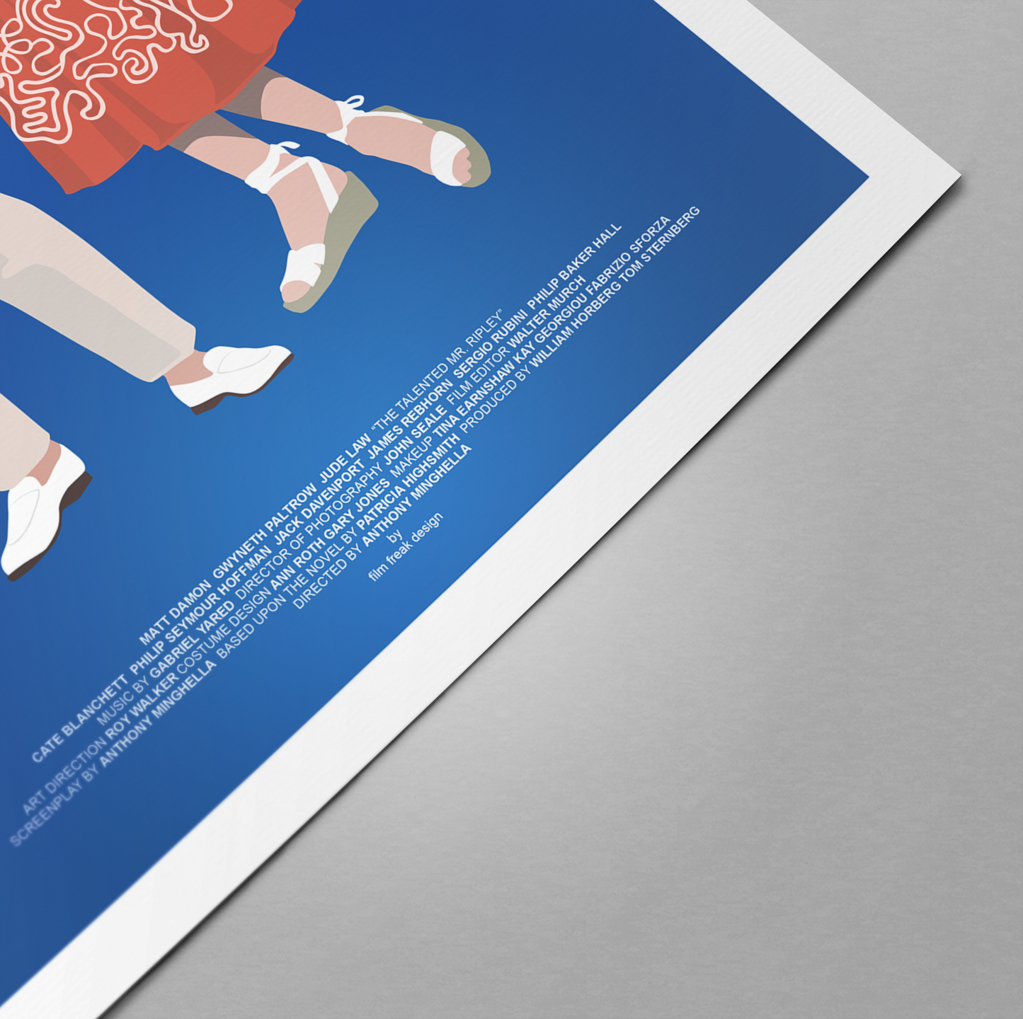 New Poster! The Talented Mr. Ripley fashion poster, Gwyneth Paltrow and Jude Law