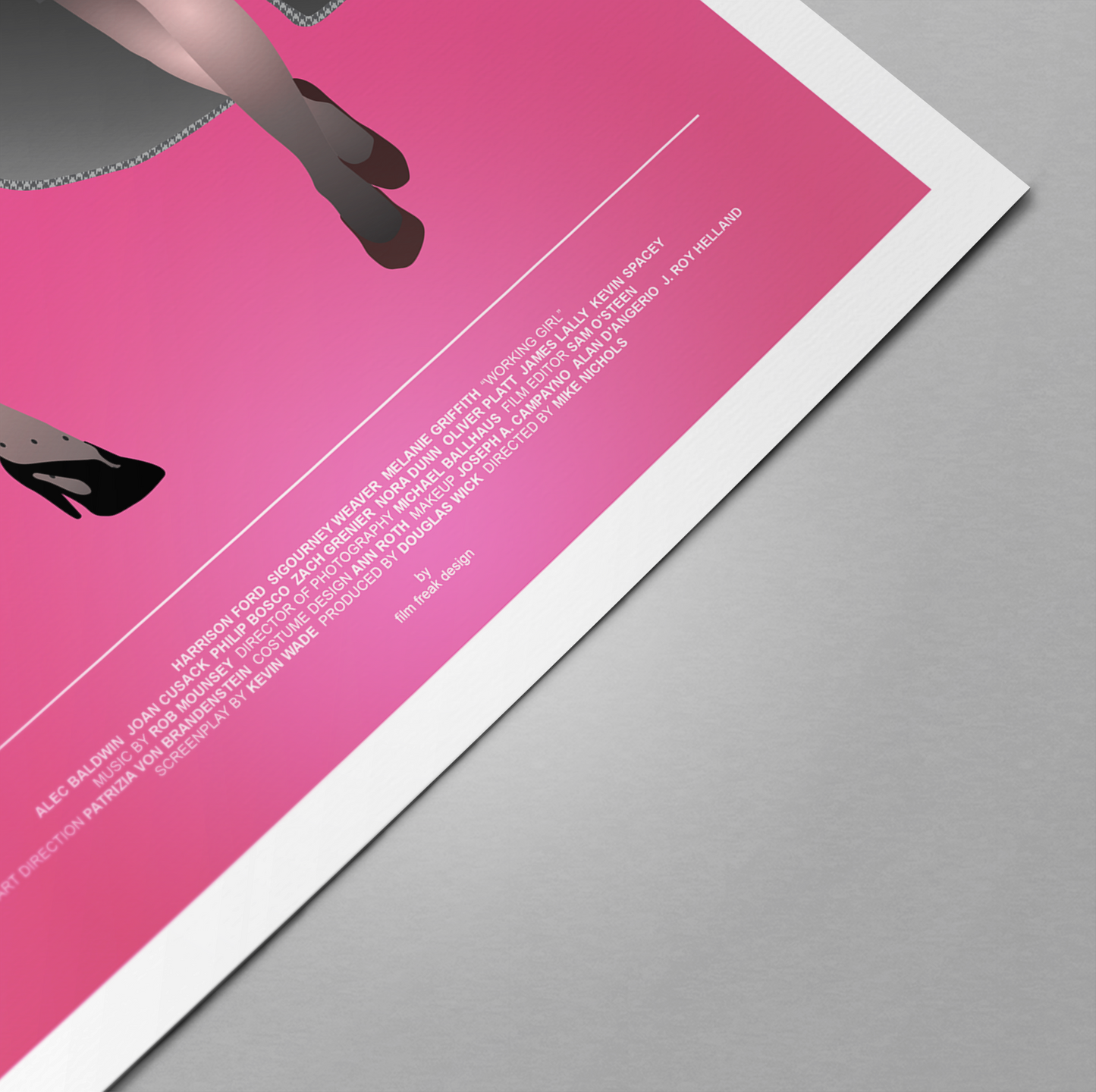 New Item! Working Girl fashion poster, Melanie Griffith and Sigourney Weaver