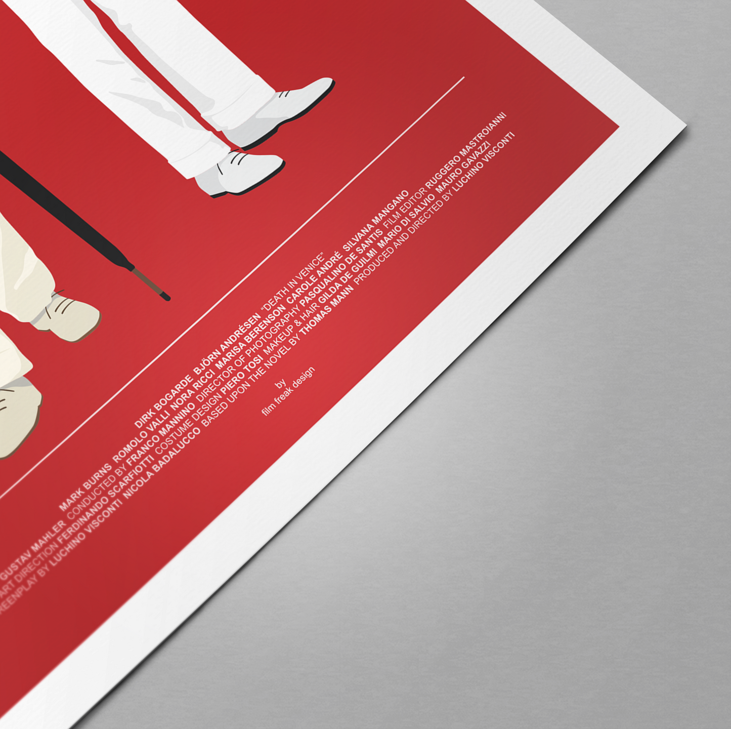 New poster! Death in Venice wardrobe poster, Dirk Bogarde and Björn Andrésen, Piero Tosi