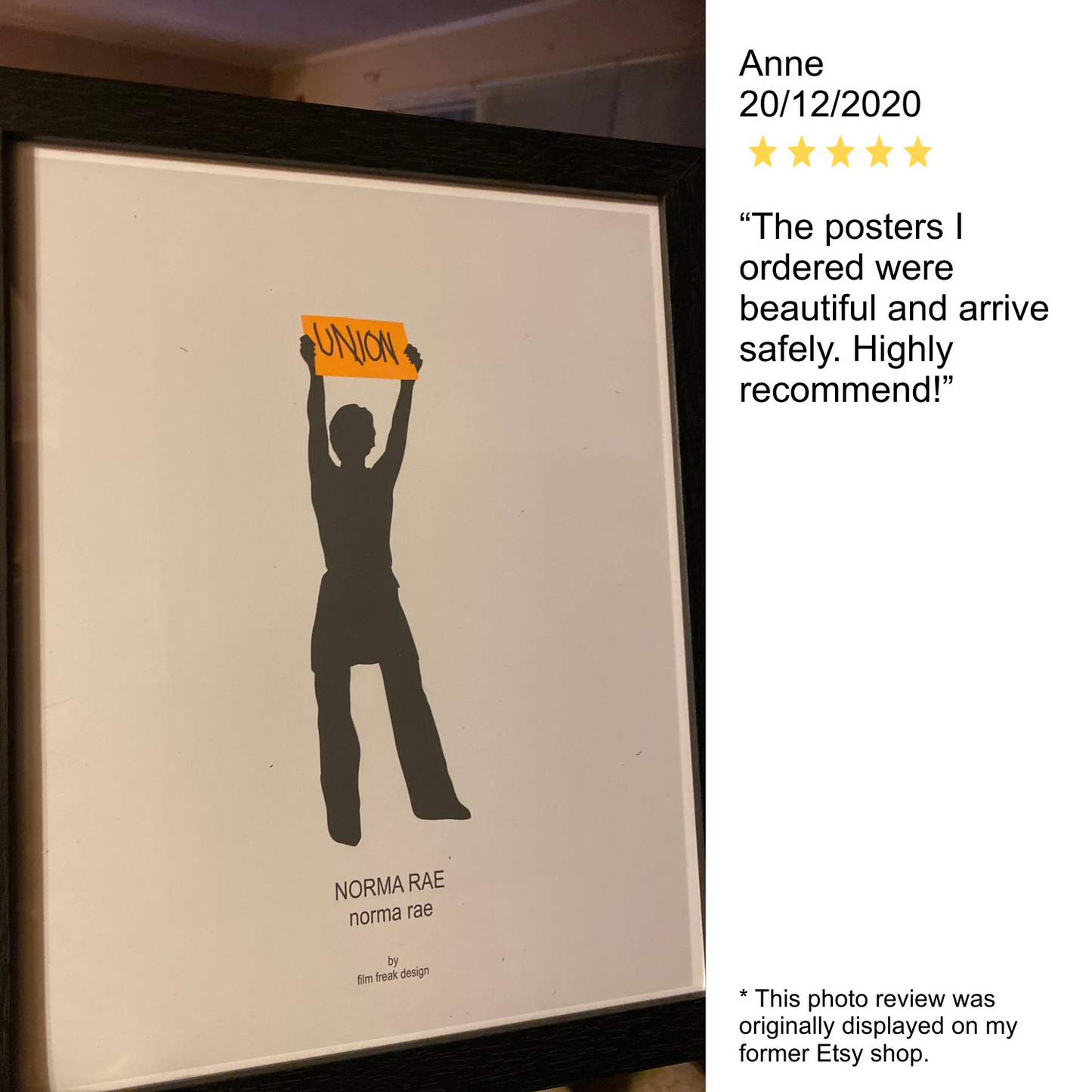 Sally Field as Norma Rae - Minimalist Movie Poster