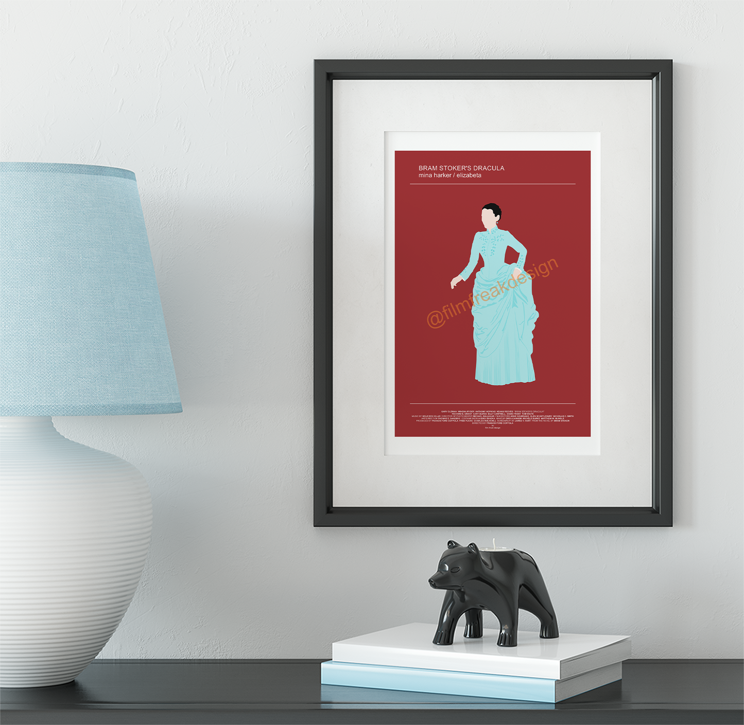 New item! Bram Stoker's Dracula poster, 1992 film, Winona Ryder as Mina Harker