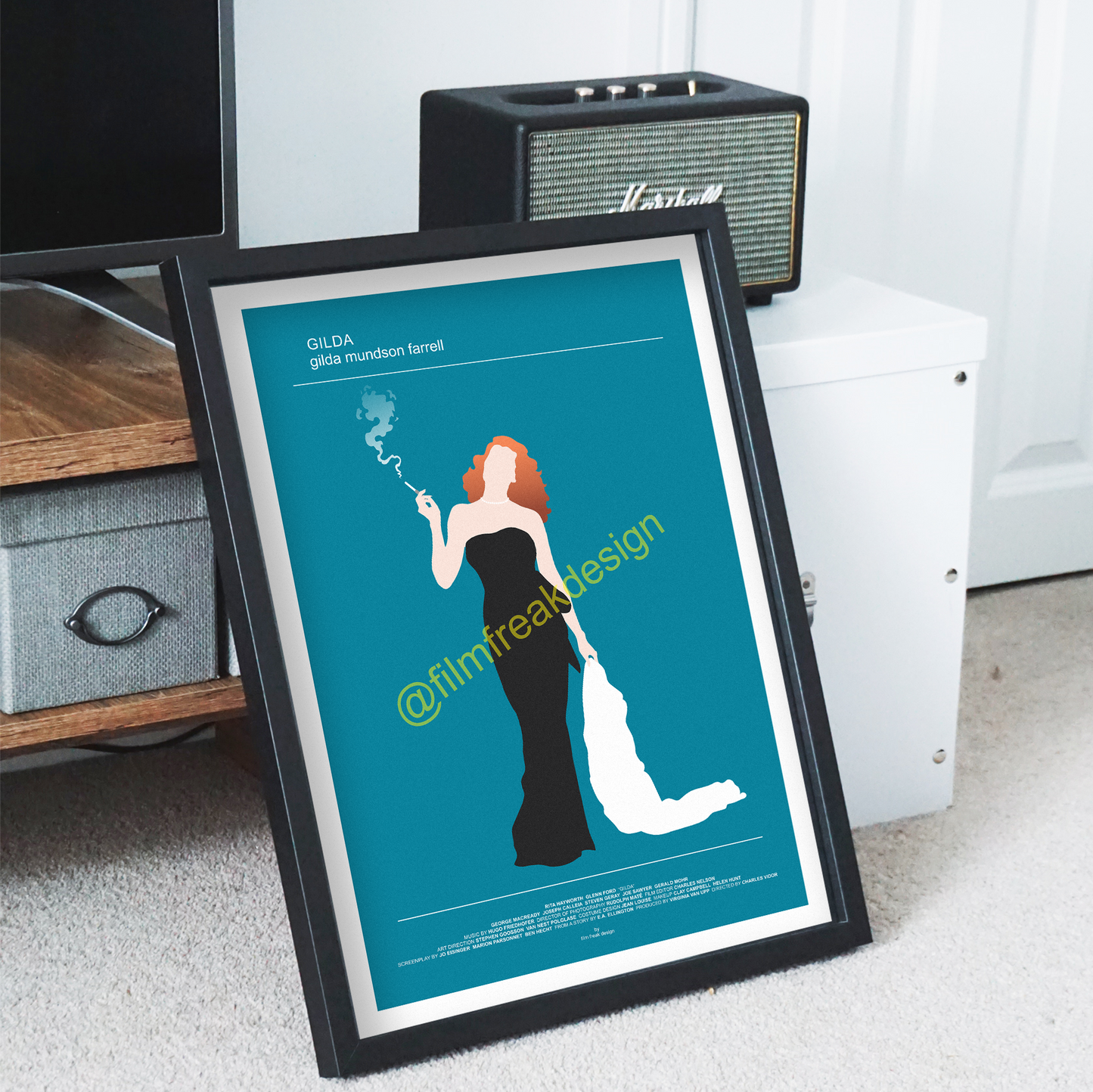 Rita Hayworth Set of 2 posters, Gilda and The Lady of Shanghai