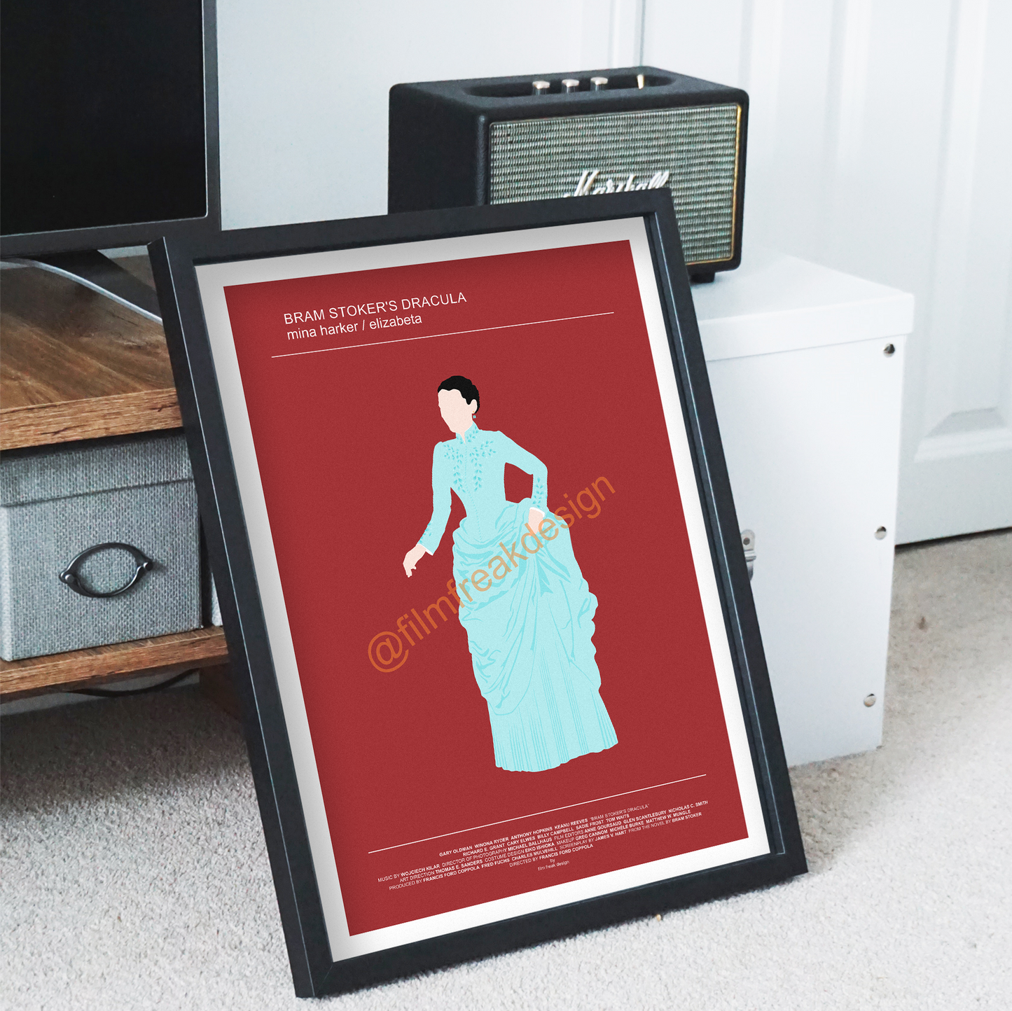 New item! Bram Stoker's Dracula poster, 1992 film, Winona Ryder as Mina Harker