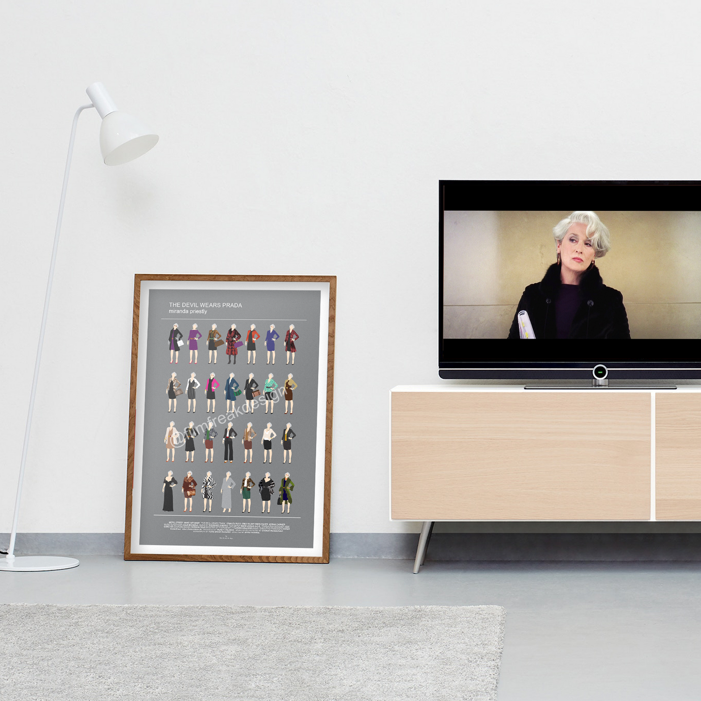 The Devil Wears Prada poster, Miranda Priestly all looks Meryl Streep