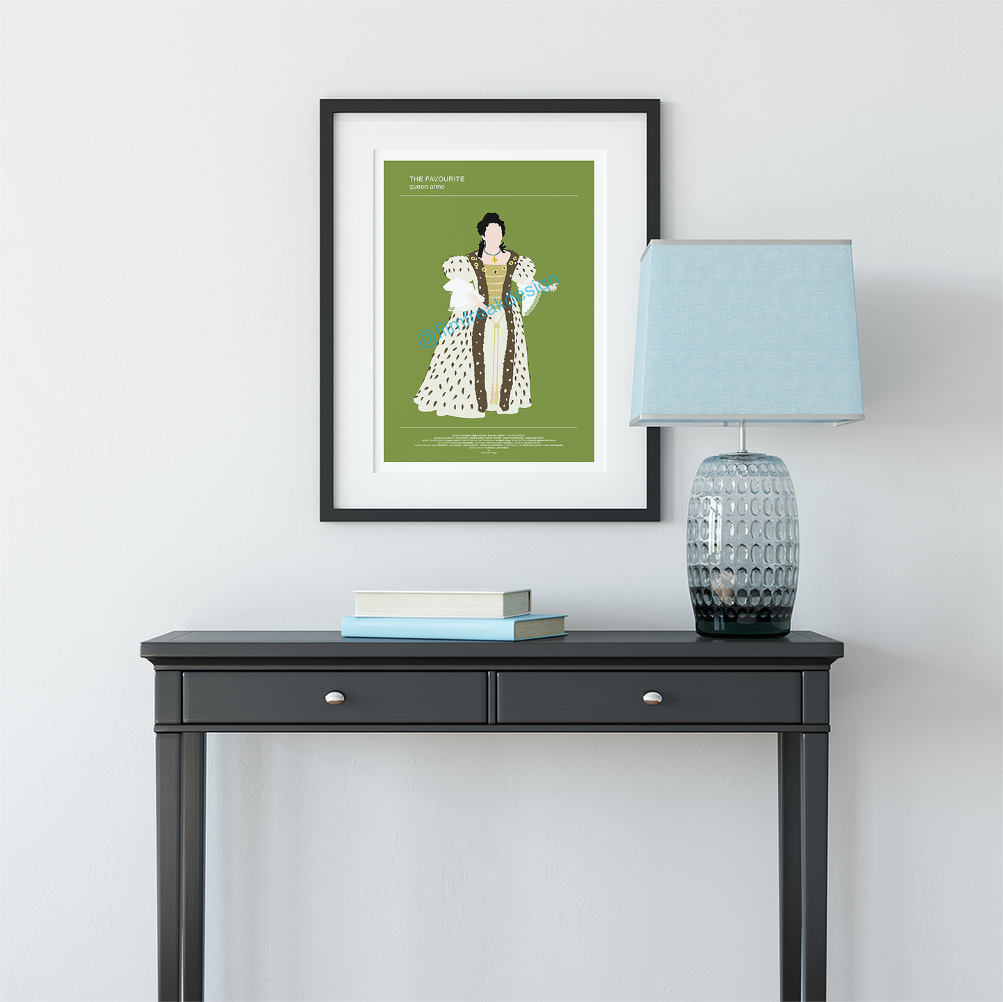 New item! The Favourite poster, Olivia Colman as Queen Anne, Yorgos Lanthimos