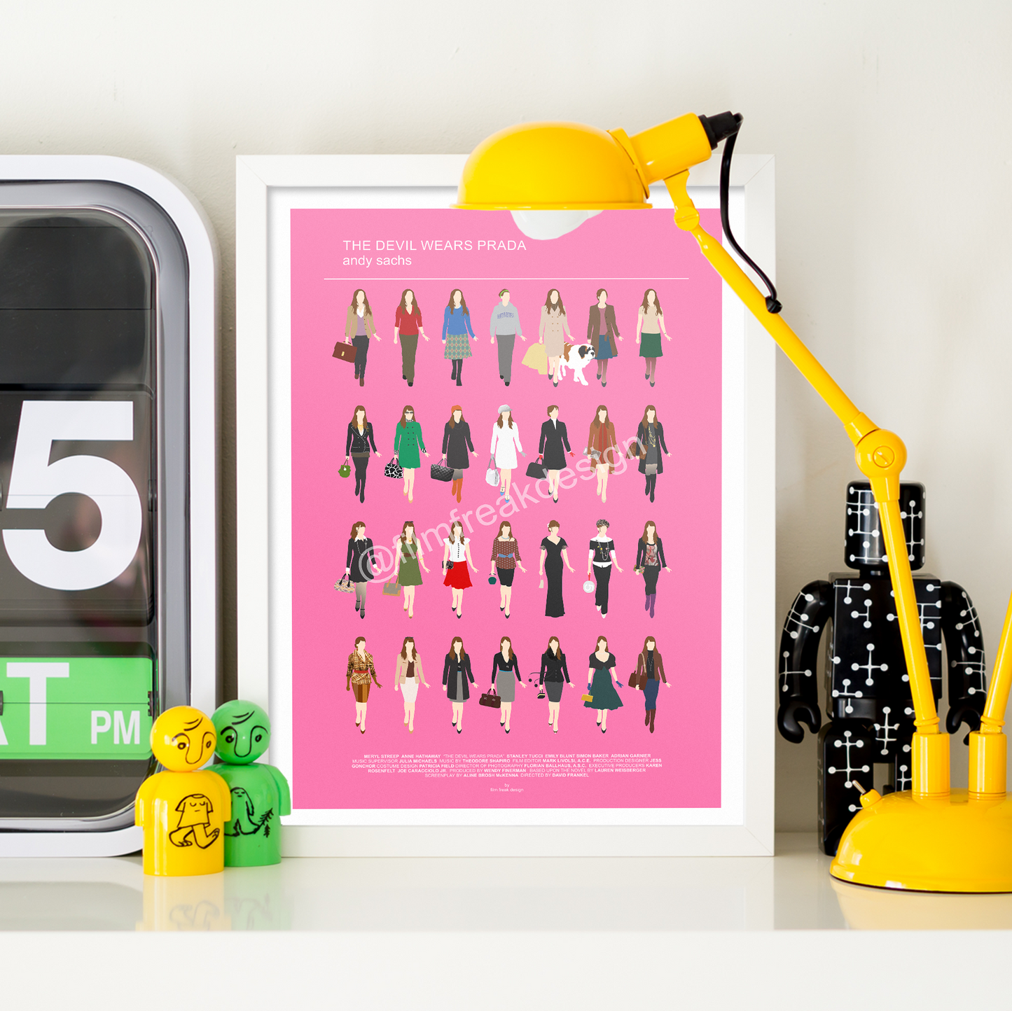 The Devil Wears Prada set of 2 prints - Miranda Priestly / Andy Sachs
