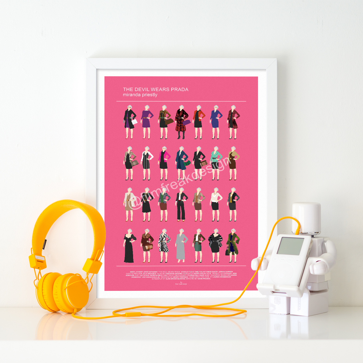 Miranda Priestly from The Devil Wears Prada poster, all fashion
