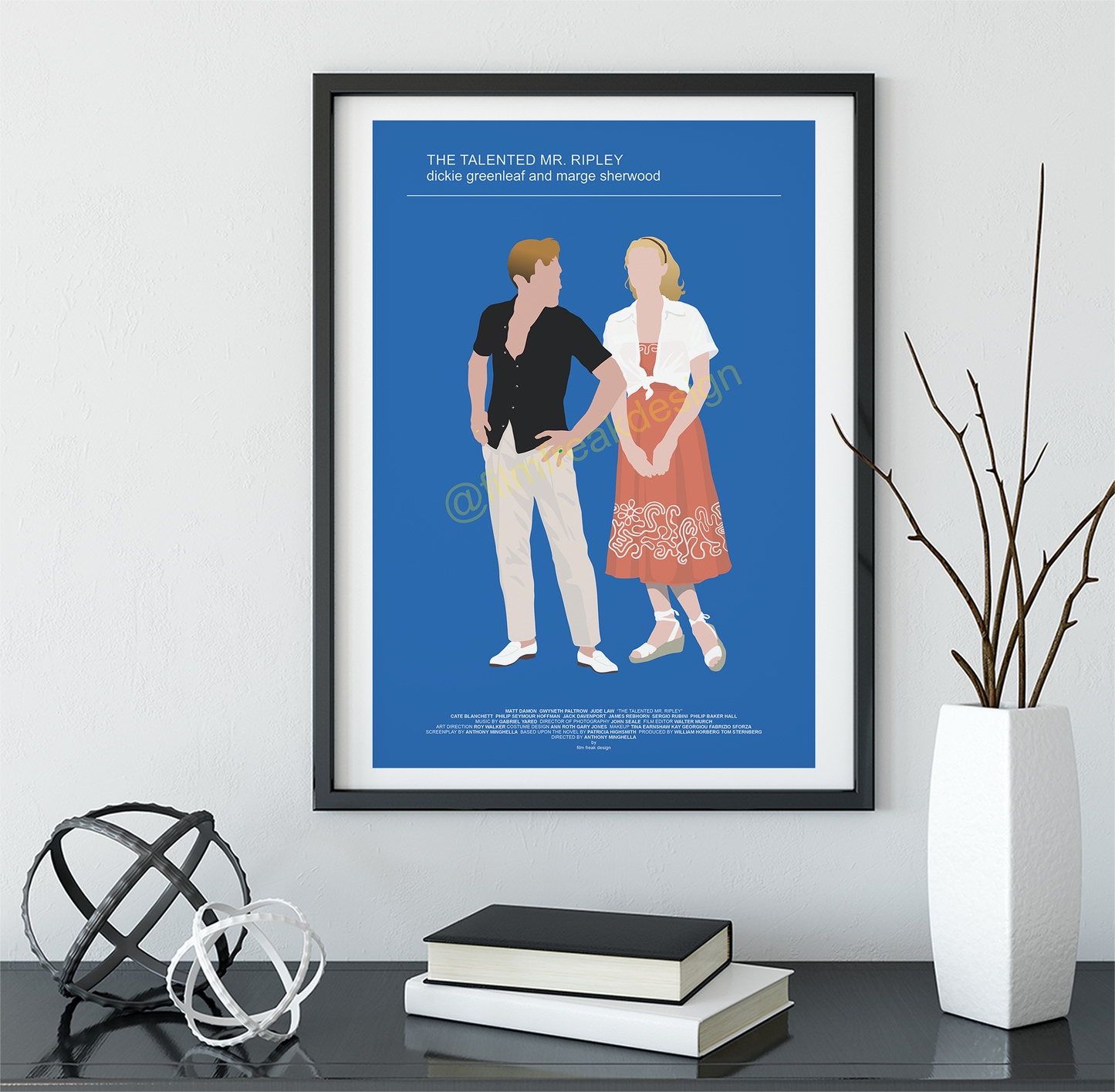 New Poster! The Talented Mr. Ripley fashion poster, Gwyneth Paltrow and Jude Law