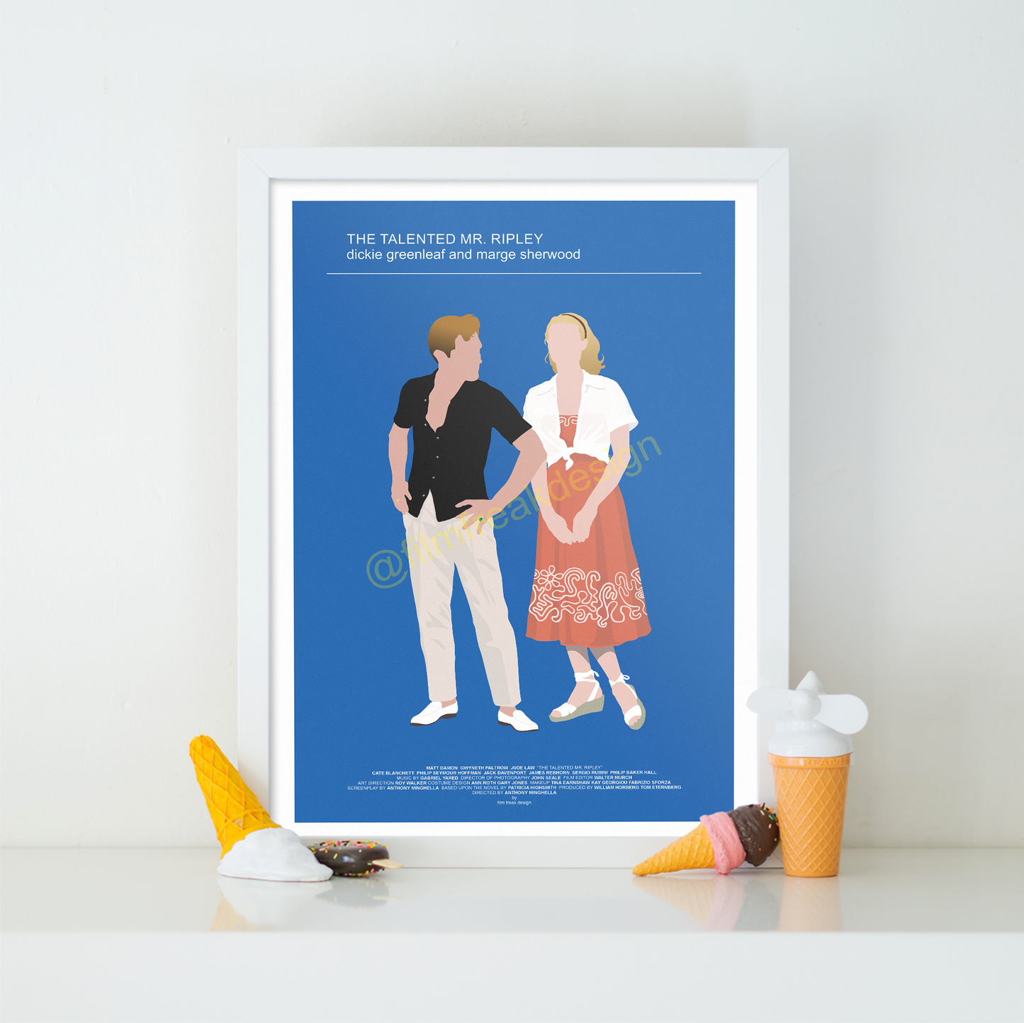 New Poster! The Talented Mr. Ripley fashion poster, Gwyneth Paltrow and Jude Law