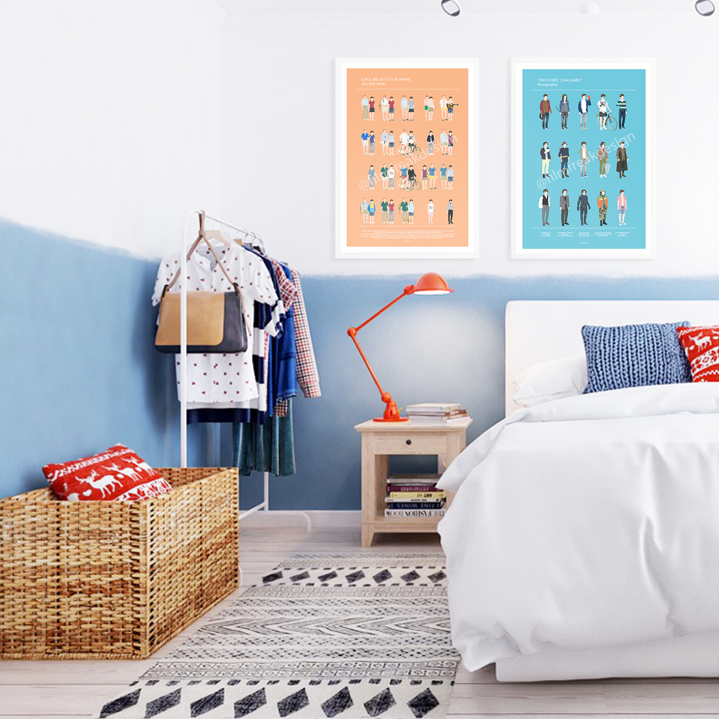 Mix and match 2 prints, Fashion posters gift