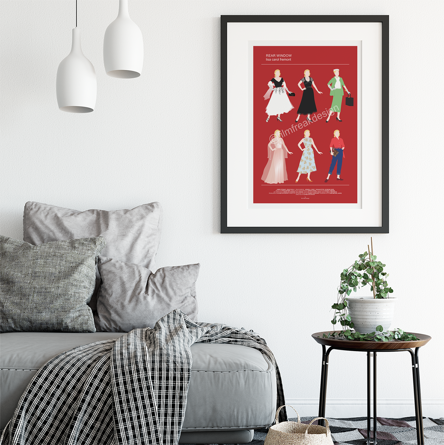 Grace Kelly fashion poster from Rear Window