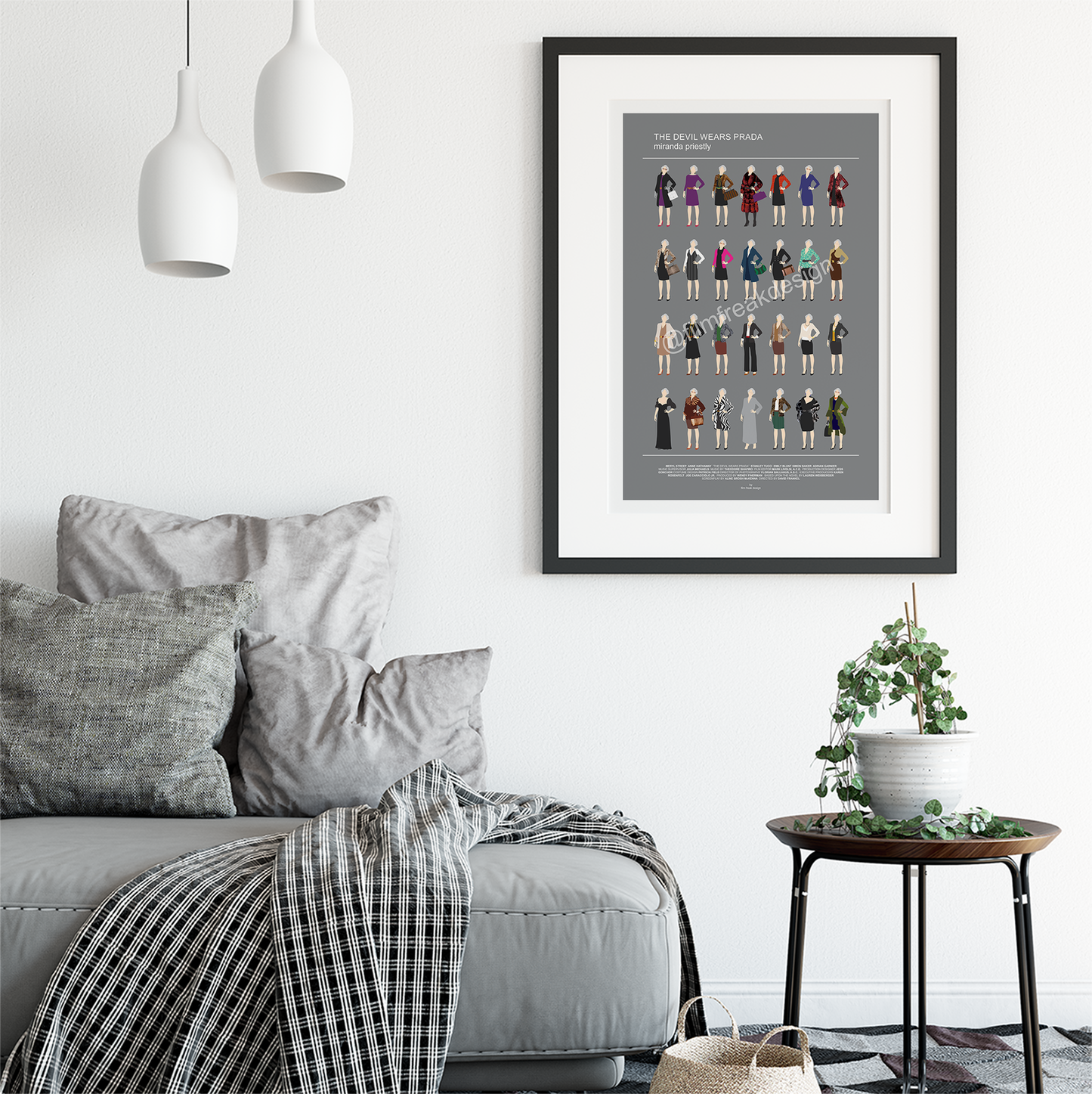 The Devil Wears Prada poster, Miranda Priestly all looks Meryl Streep