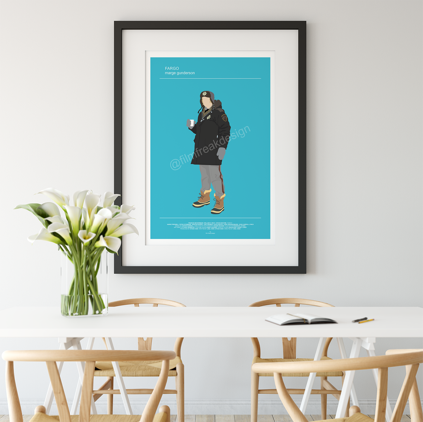 Fargo movie poster, Frances McDormand as Marge Gunderson