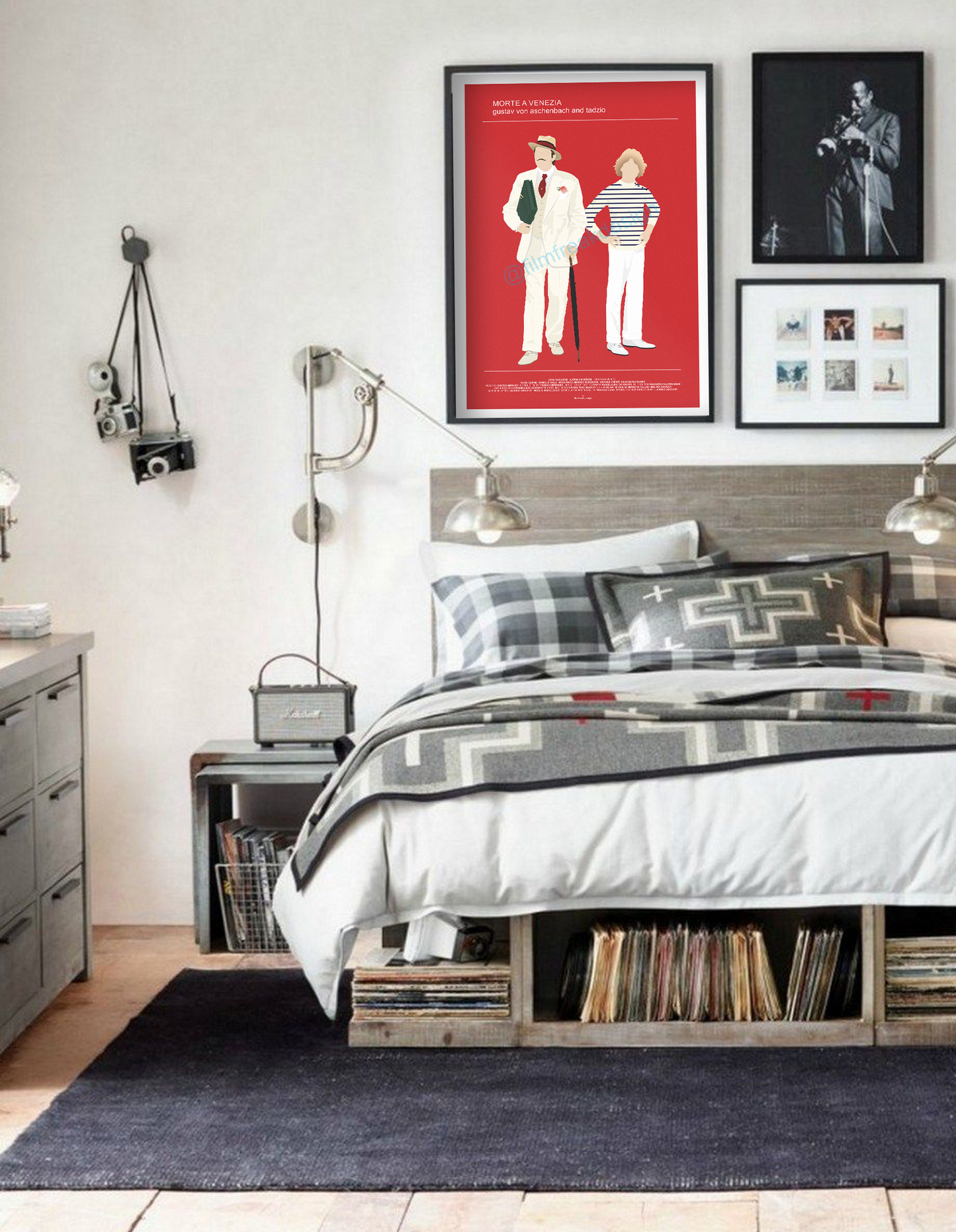 New poster! Death in Venice wardrobe poster, Dirk Bogarde and Björn Andrésen, Piero Tosi