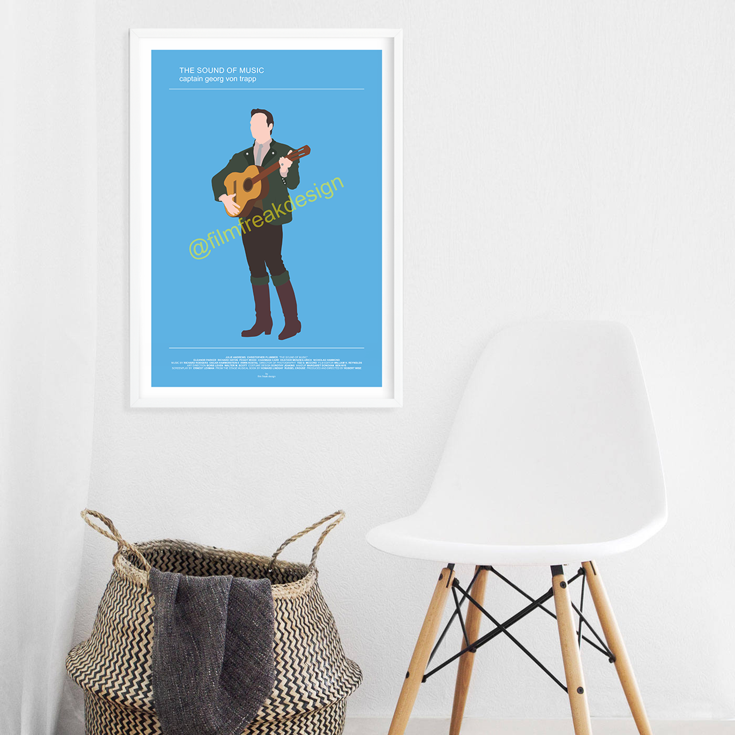 The Sound of Music Movie Poster, Cap. Georg Von Trapp