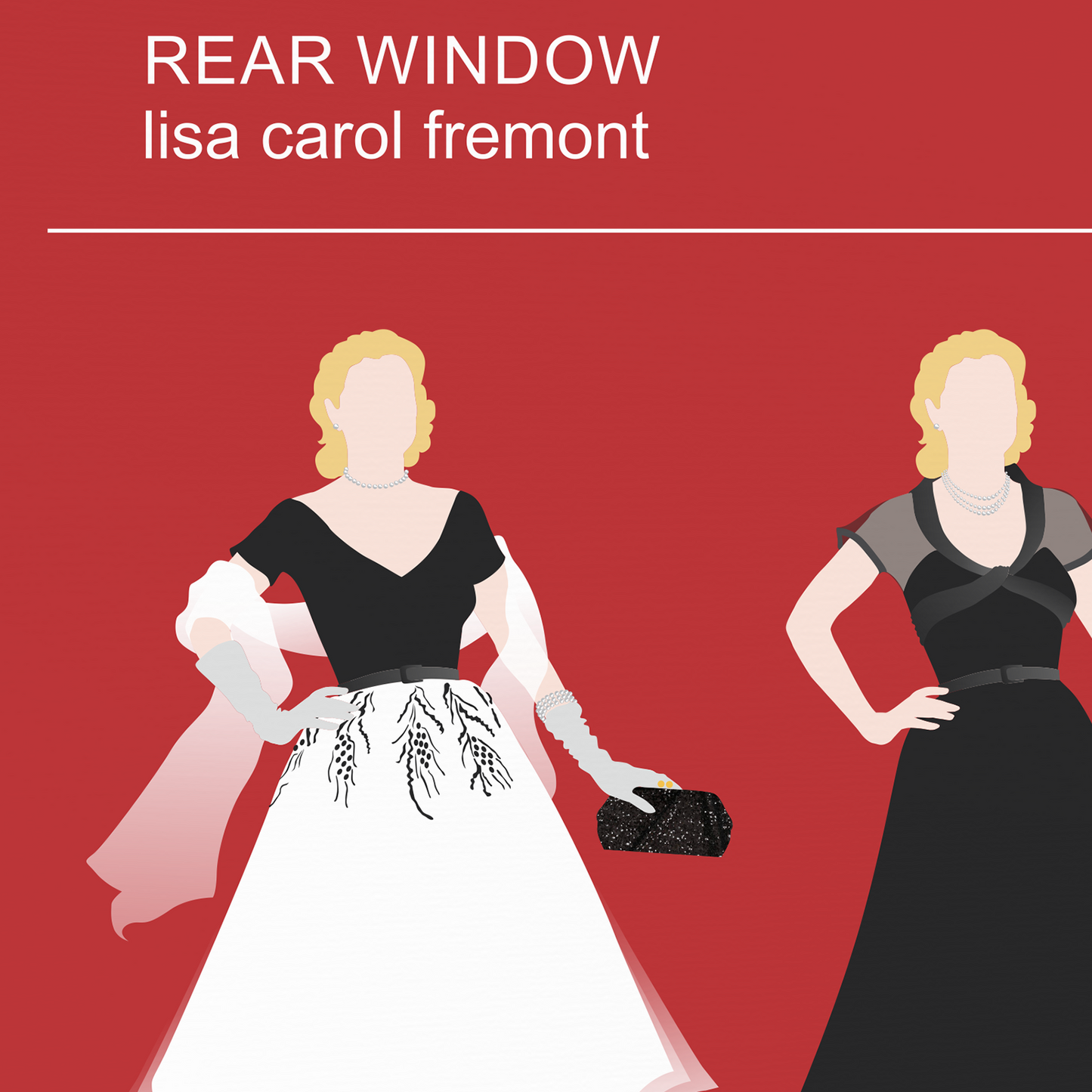 Grace Kelly fashion poster from Rear Window