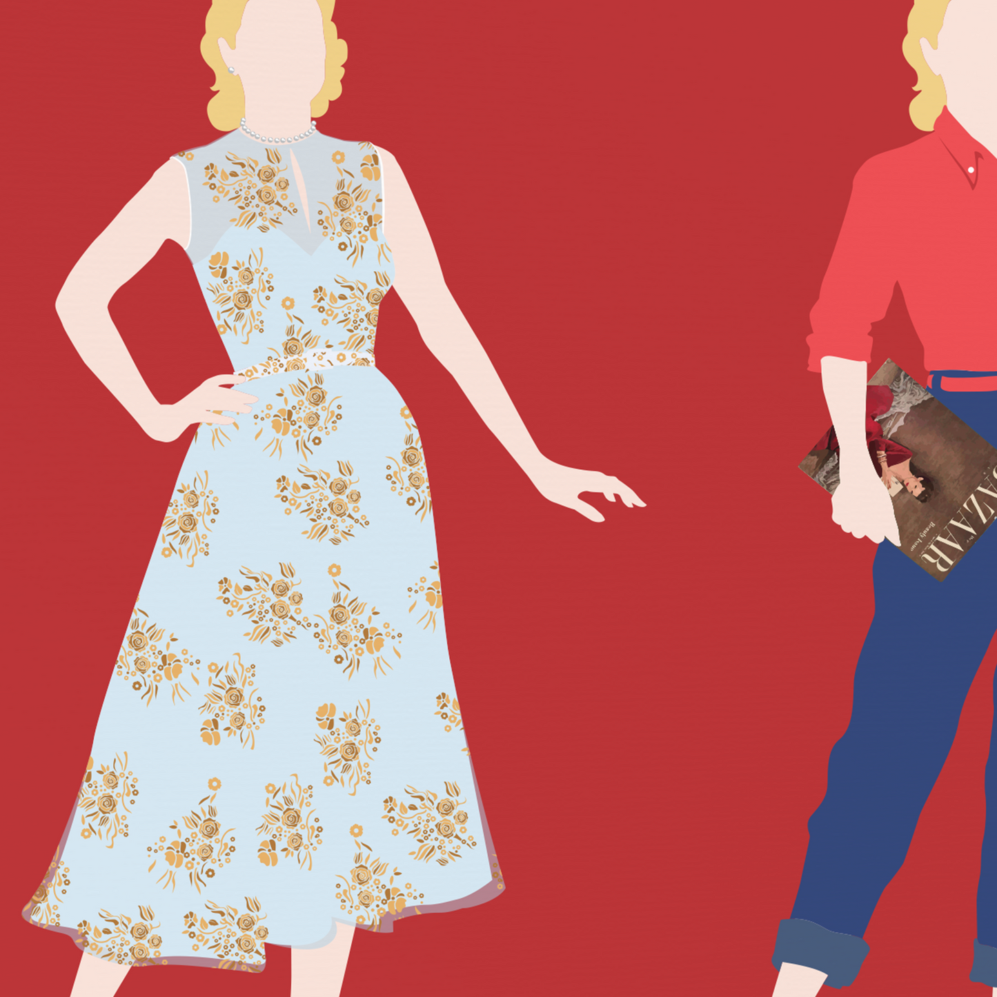 Grace Kelly fashion poster from Rear Window