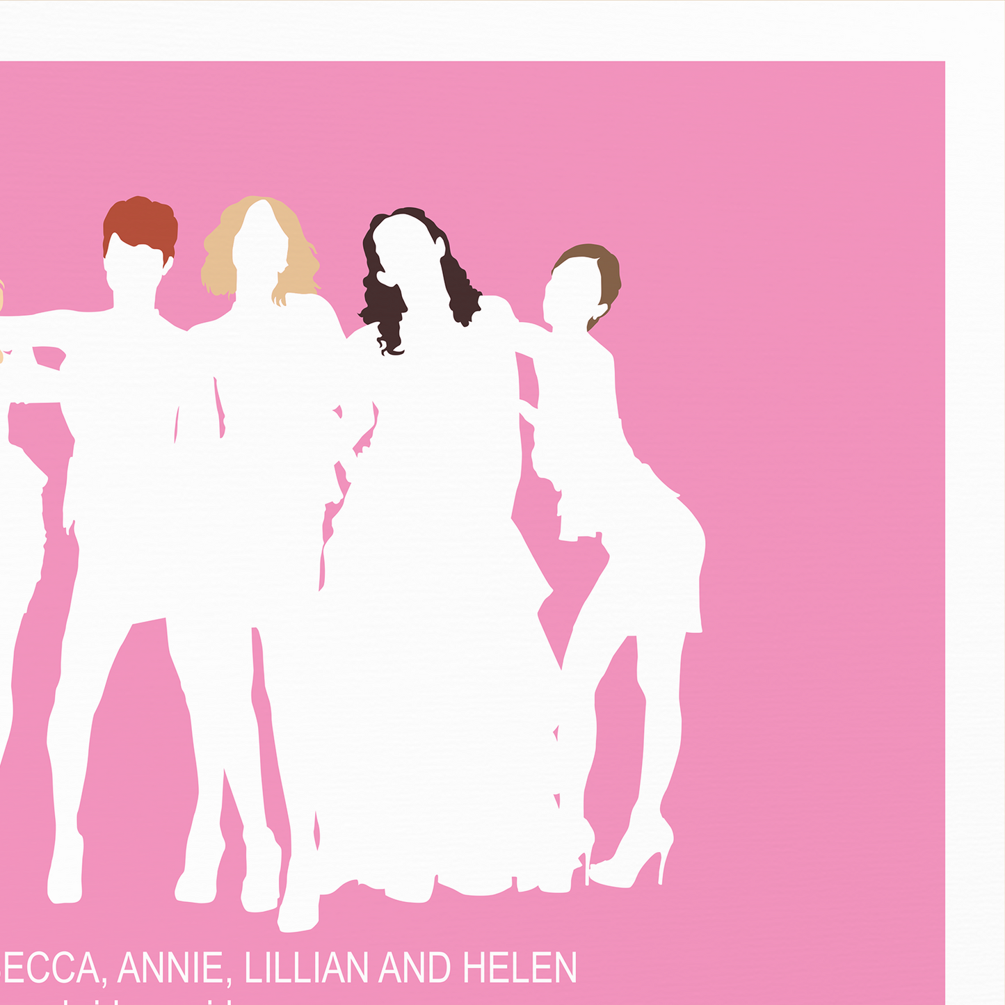 Bridesmaids pink Movie Poster, empowering women