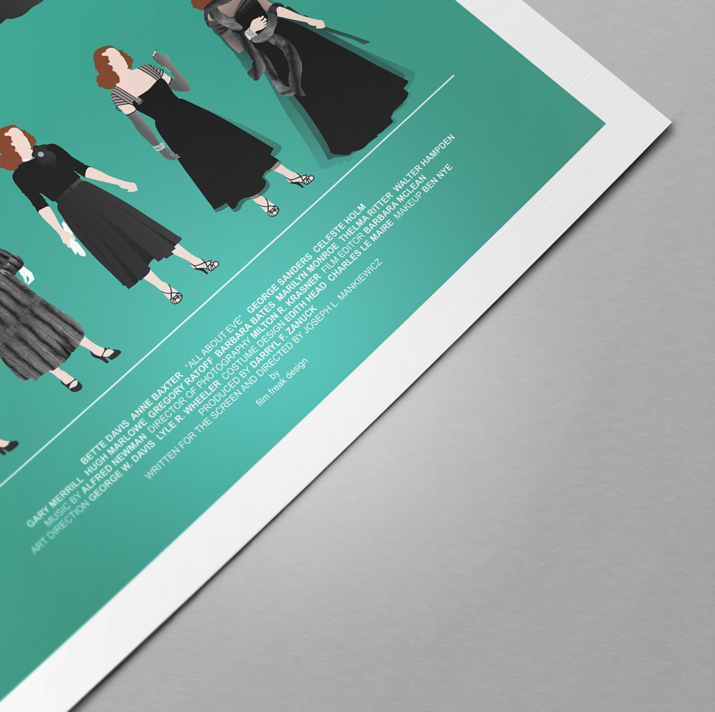 All About Eve poster, Margo Channing Bette Davis print