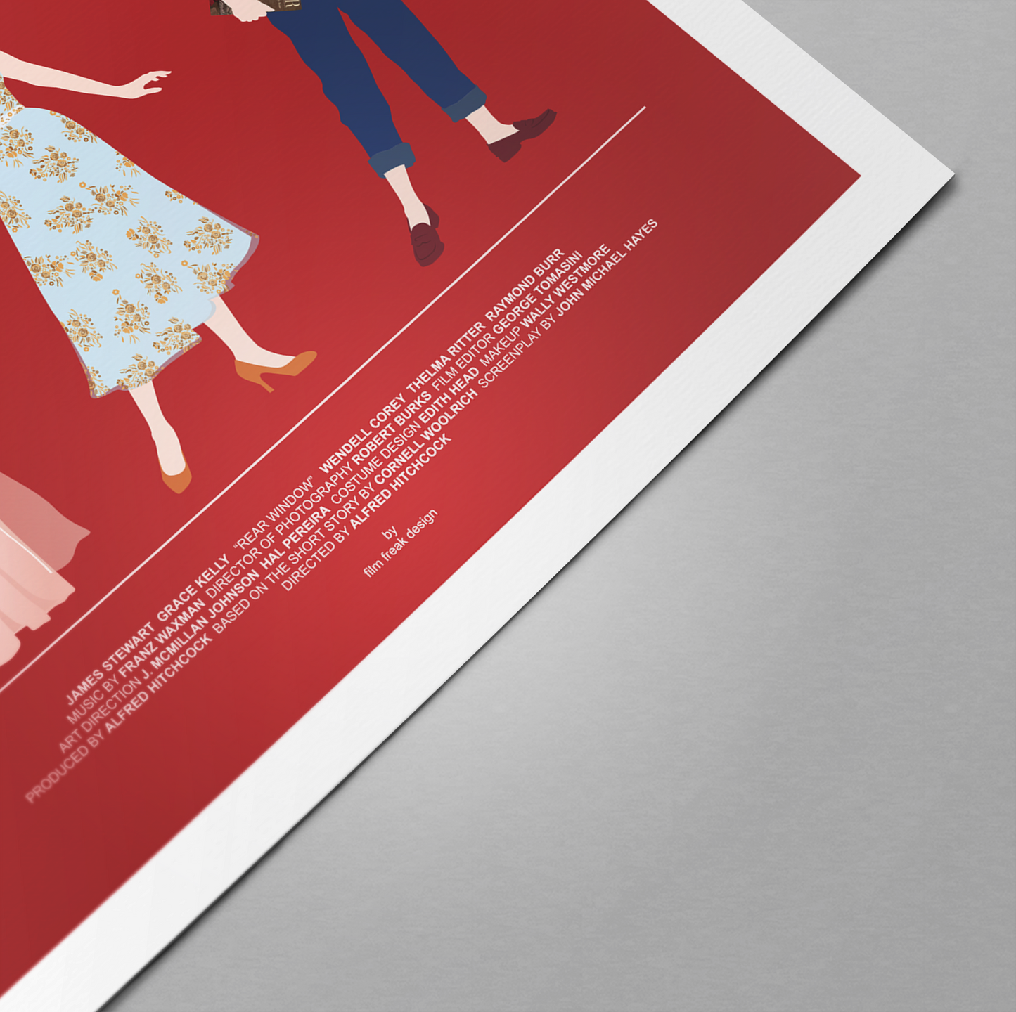 Grace Kelly fashion poster from Rear Window