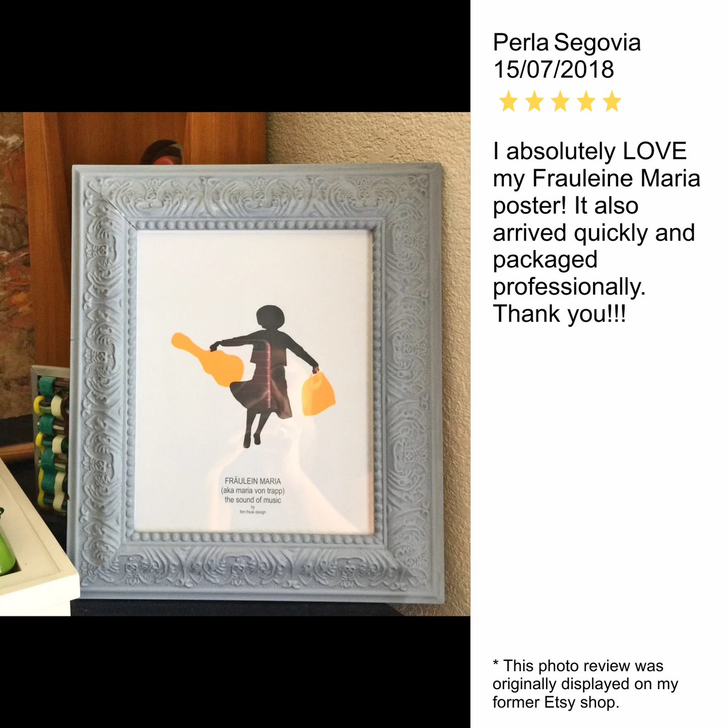 The Sound of Music poster, Julie Andrews as Fraulein Maria