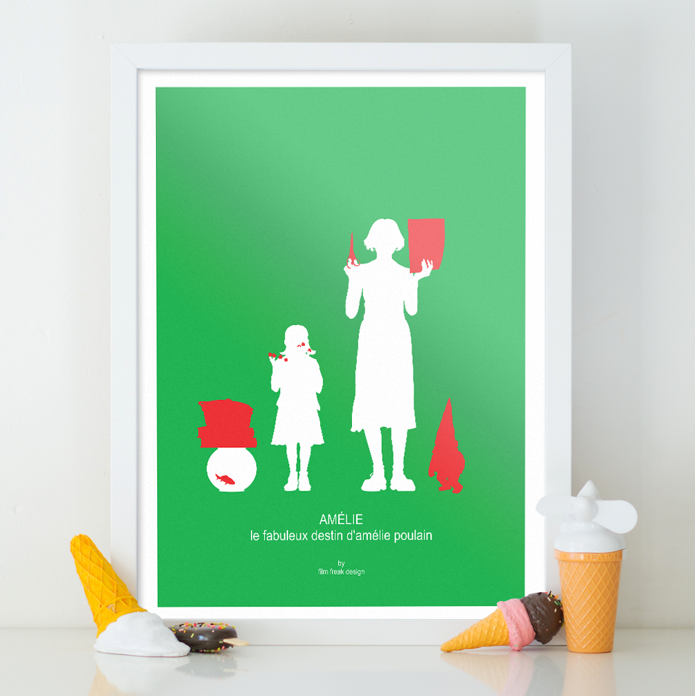 Amélie Movie Art Print, Le fabuleux destin d'Amélie Poulain