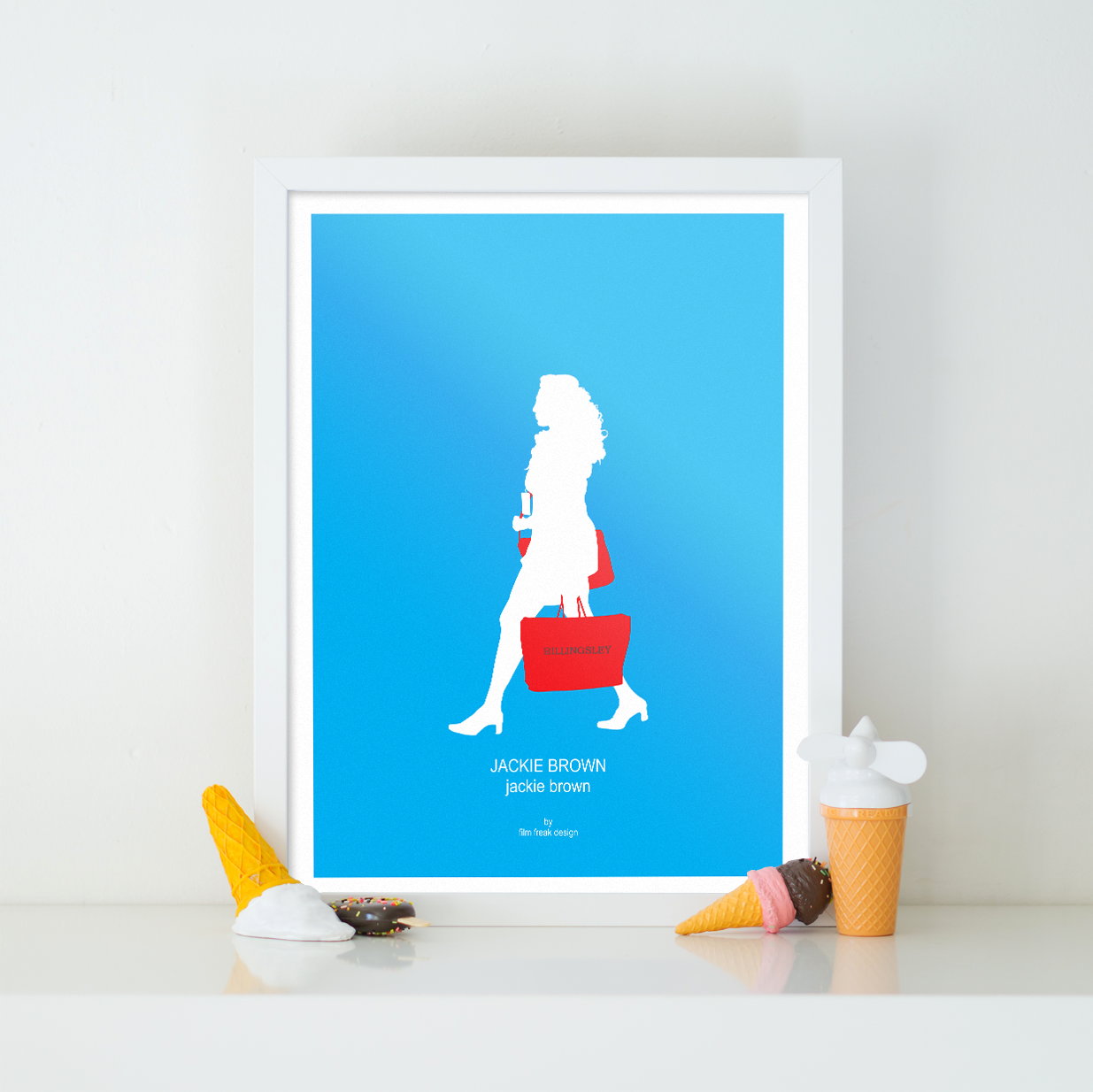 Jackie Brown Poster, Quentin Tarantino Minimalist Movie