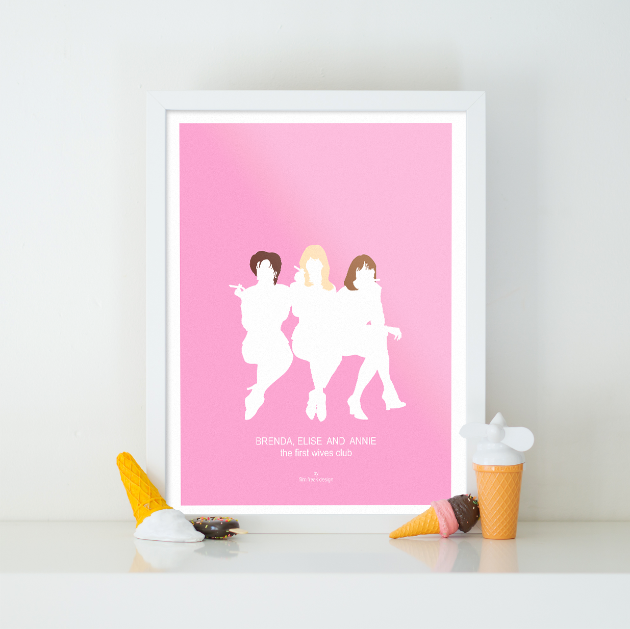 The First Wives Club Minimalist Movie Poster Print