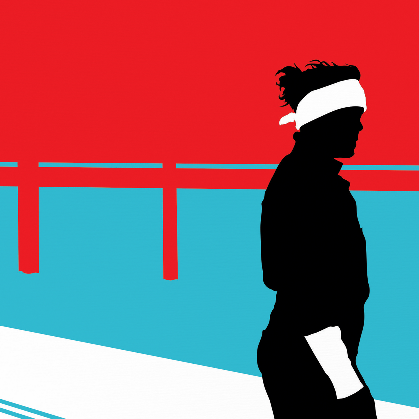 Three Billboards Outside Ebbing, Missouri, Red and Blue Modern Poster