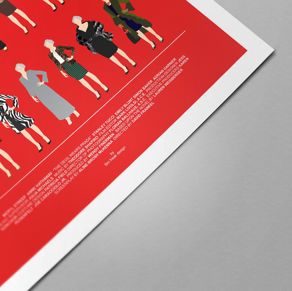 Meryl Streep The Devil Wears Prada artwork, Miranda Priestly