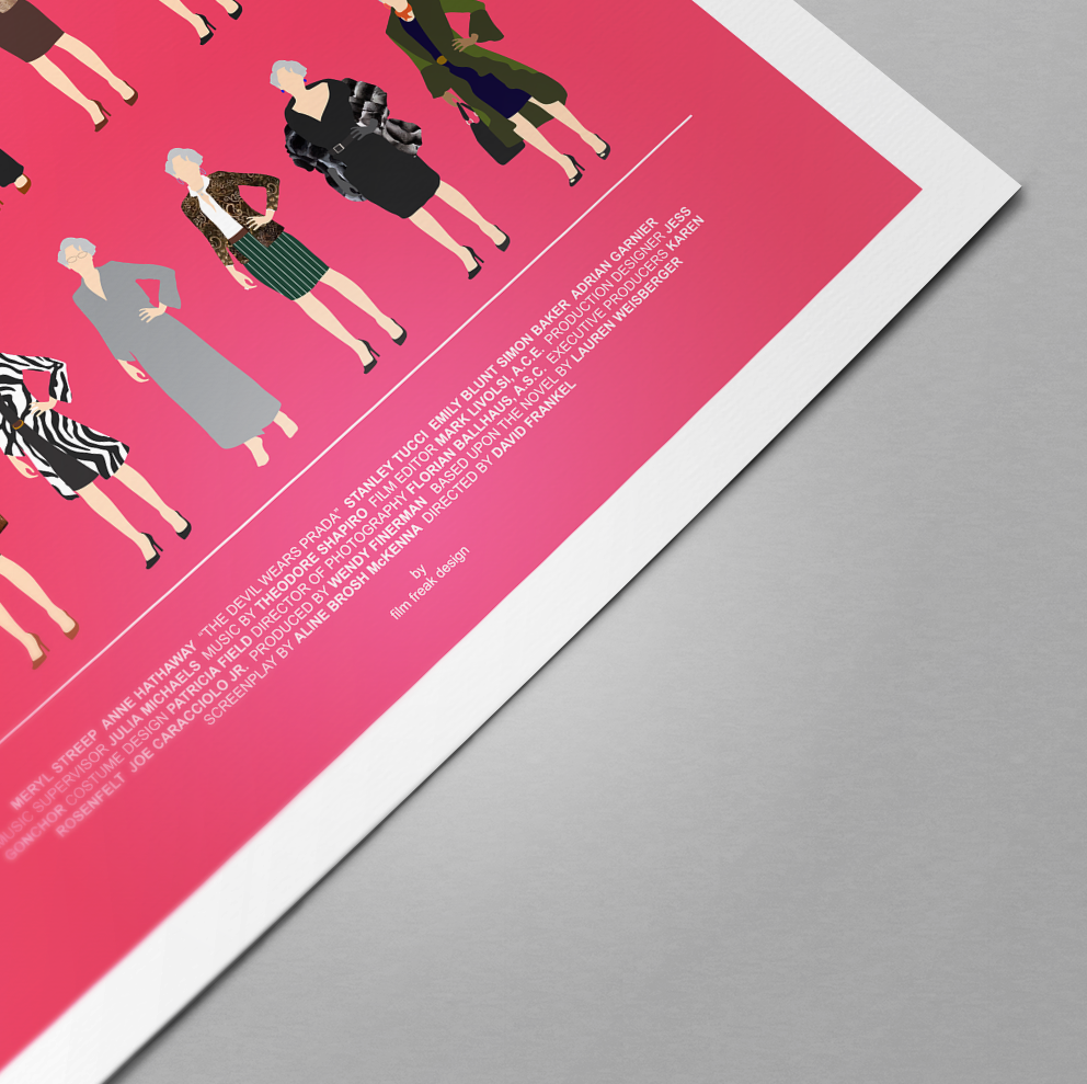 Miranda Priestly from The Devil Wears Prada poster, all fashion