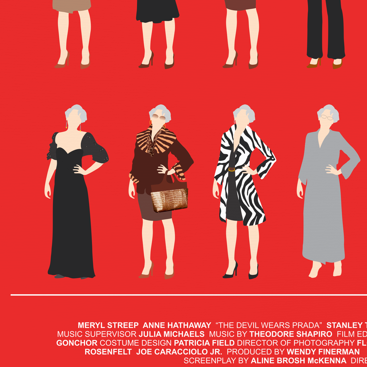 Meryl Streep The Devil Wears Prada artwork, Miranda Priestly