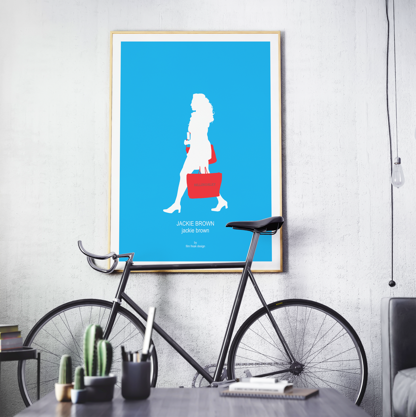 Jackie Brown Poster, Quentin Tarantino Minimalist Movie
