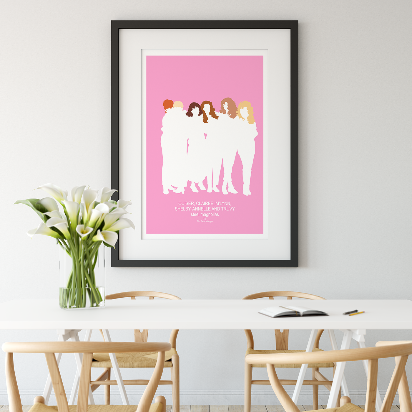 Steel Magnolias decor Minimalist Movie Poster - 1989