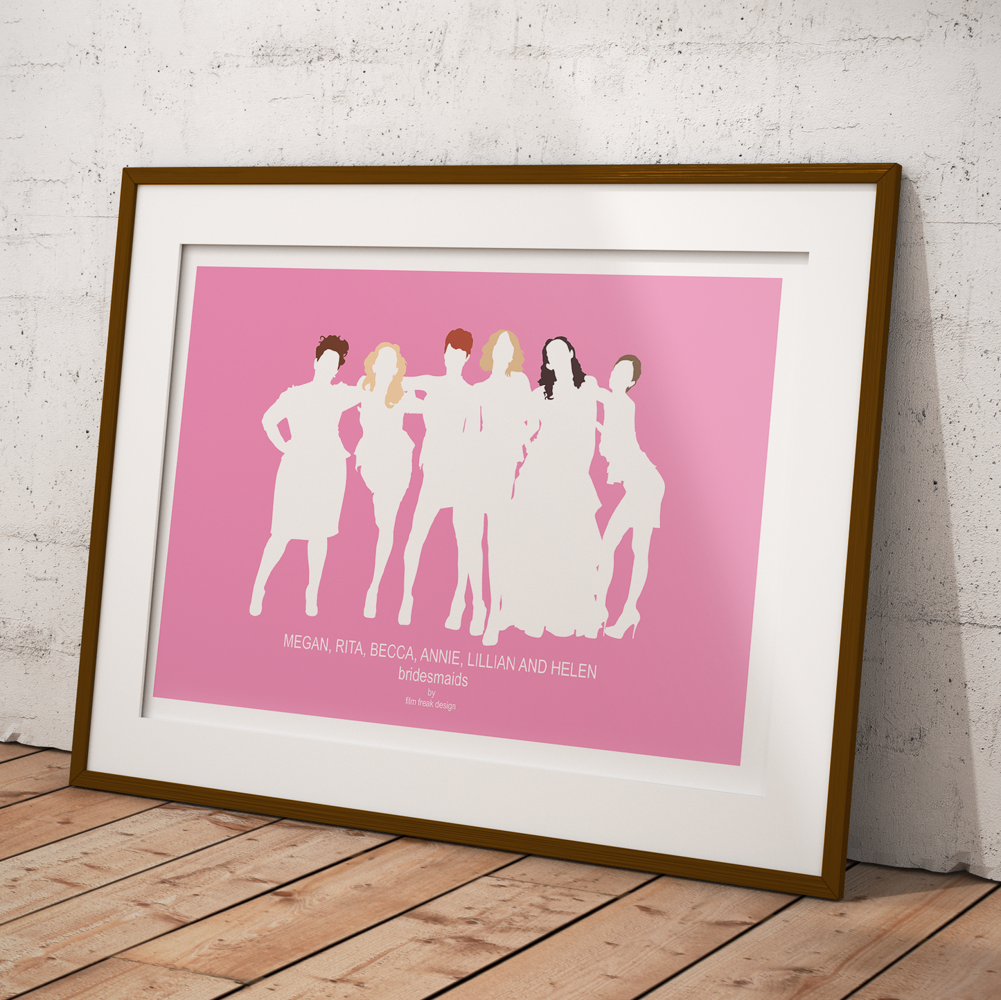 Bridesmaids pink Movie Poster, empowering women