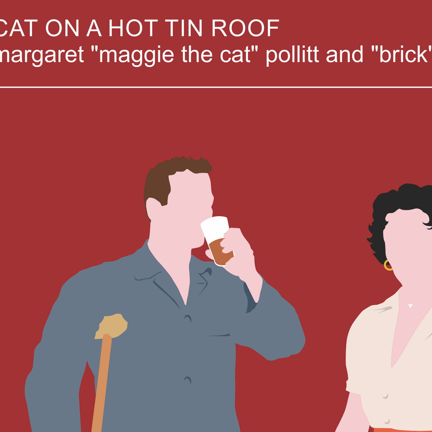 New Poster! Cat on a Hot Tin Roof movie poster, Elizabeth Taylor and Paul Newman