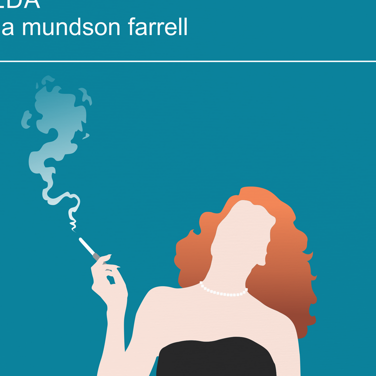 Gilda noir movie Classic Hollywood poster, Femme Fatale smoking Rita Hayworth