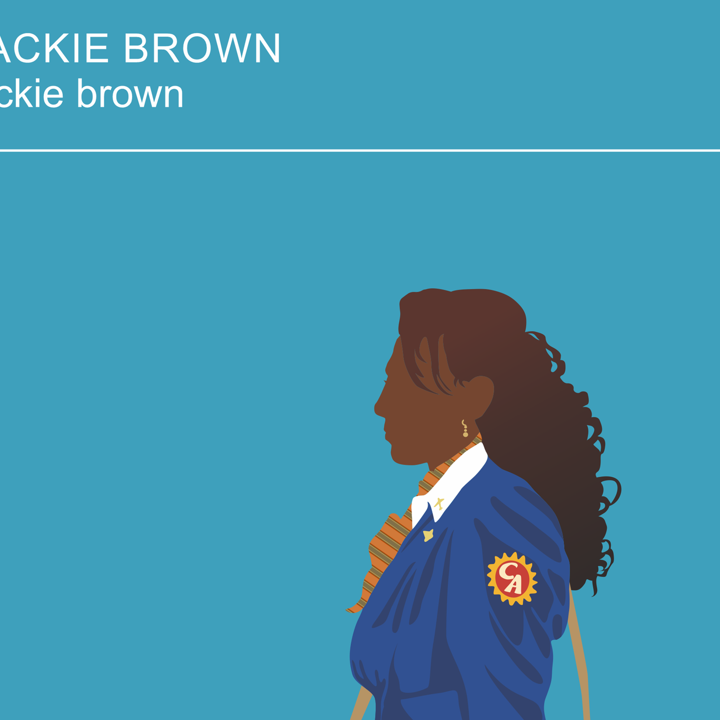 Jackie Brown Poster, Pam Grier in a Quentin Tarantino Movie