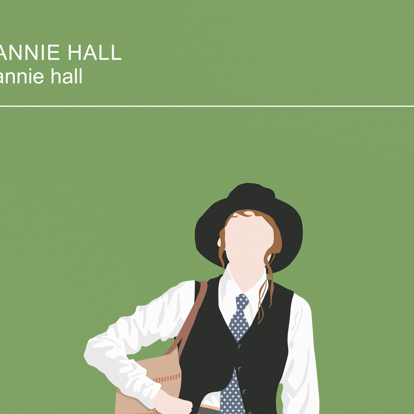 Annie Hall movie poster, Diane Keaton Style, Woody Allen