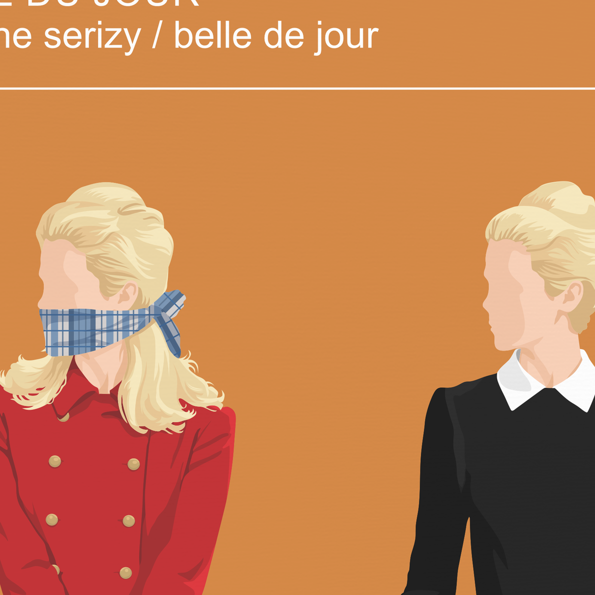 Upgraded! Belle de Jour poster, Catherine Deneuve Luis Buñuel poster